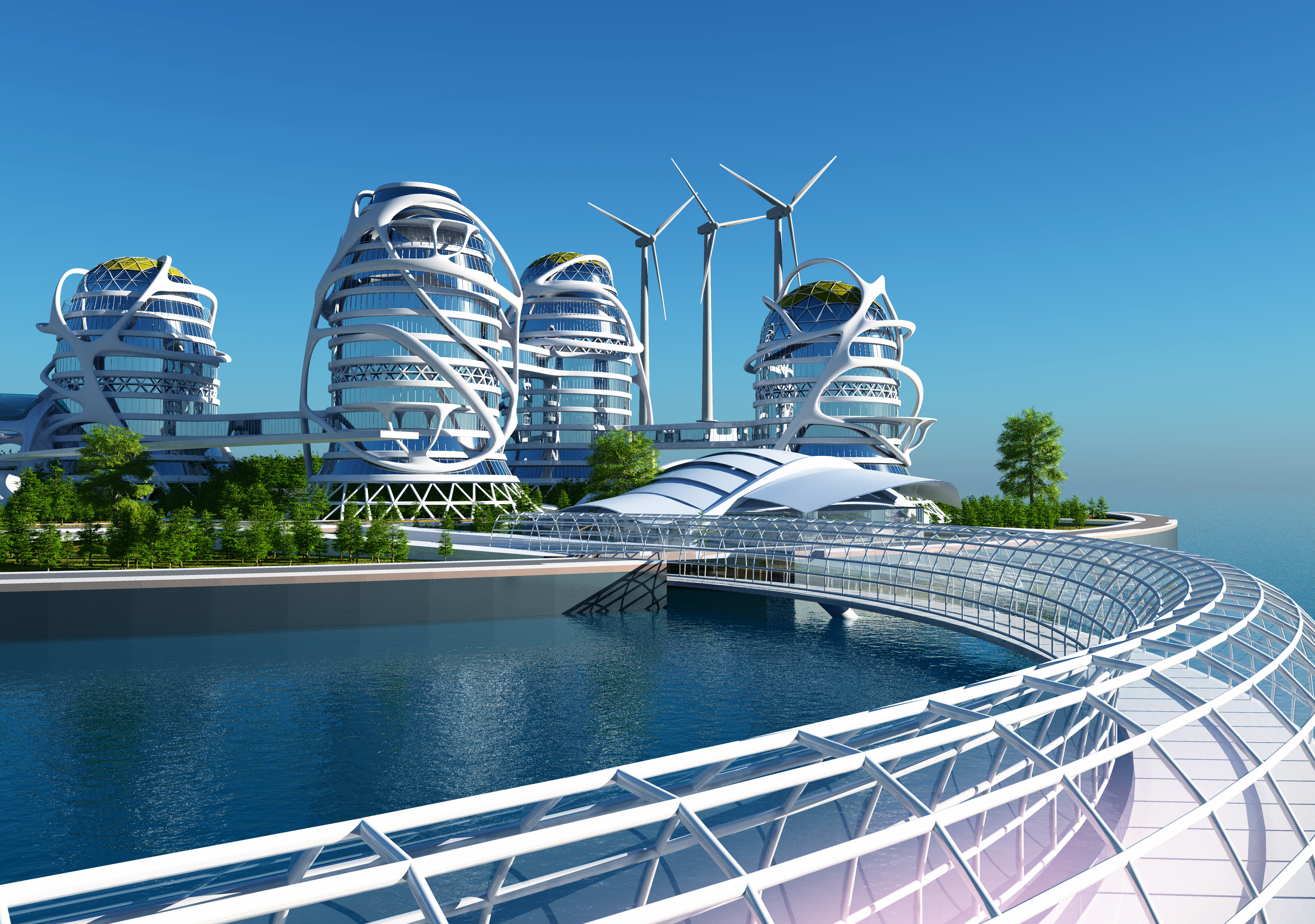 An illustration showing one idea of what Sydney might look like in the future. An illustration showing one idea of what Sydney might look like in the future.